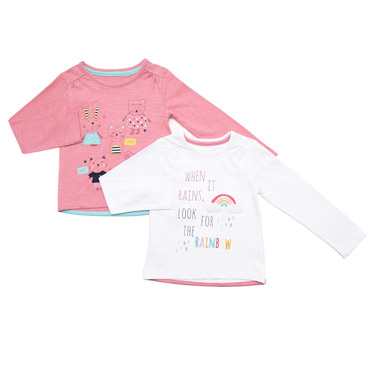 Toddler Fashion Tops - Pack Of 2